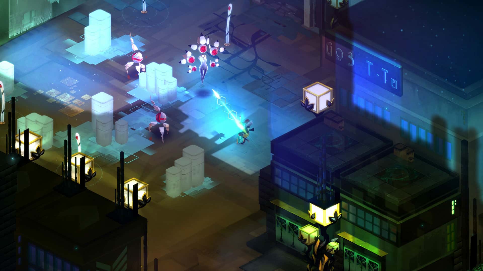 #4. Transistor (GOG) 来自: Supergiant Games