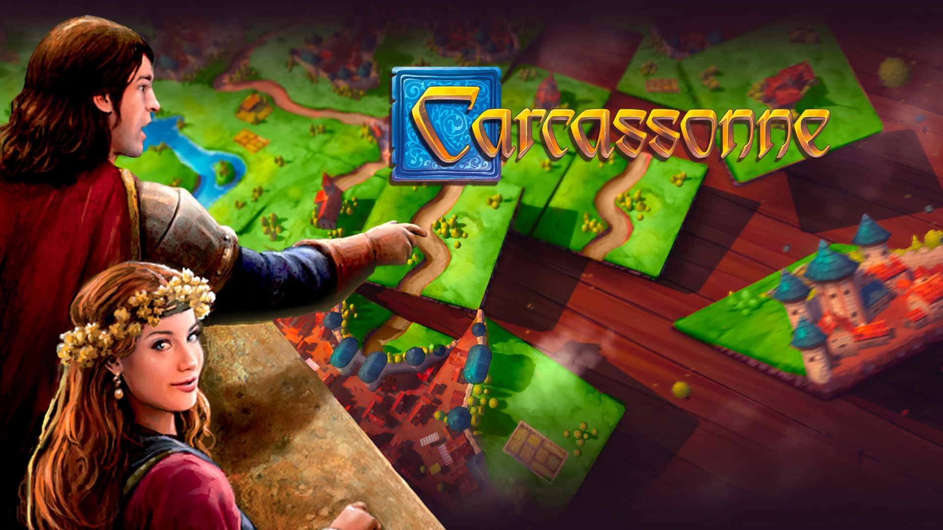 #1. Carcassonne - Tiles & Tactics (GOG) By: Twin Sails Interactive