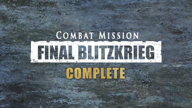 Combat Mission Final Blitzkrieg Complete