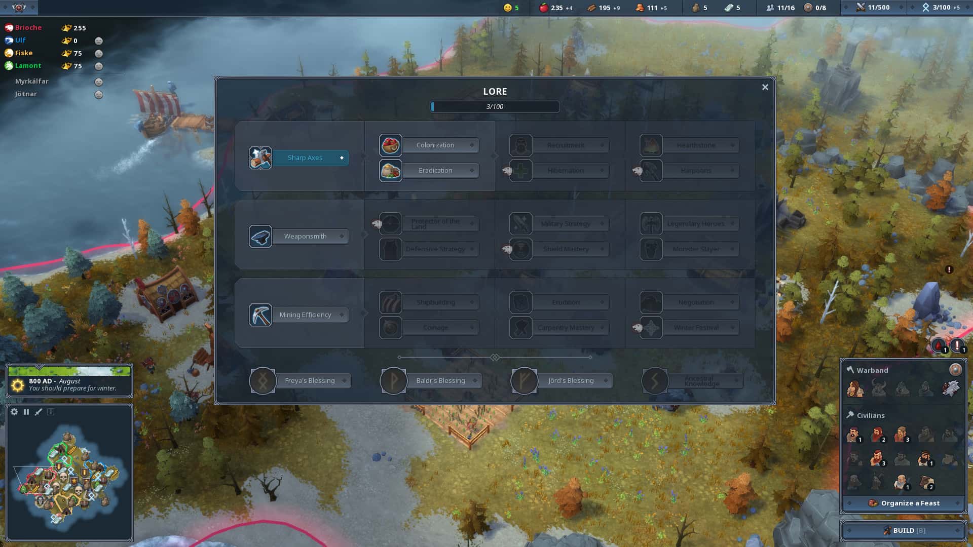 #3. Northgard: The Viking Age Edition (GOG) Podle: Shiro Games