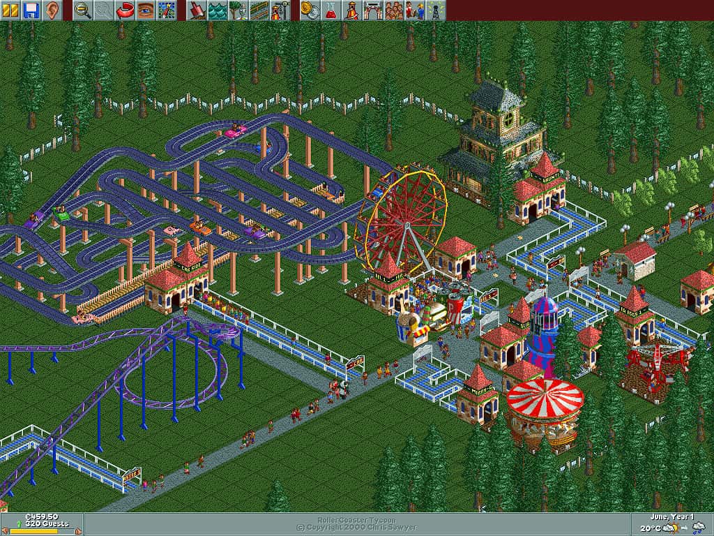 #10. RollerCoaster Tycoon® Deluxe (GOG) di: Atari