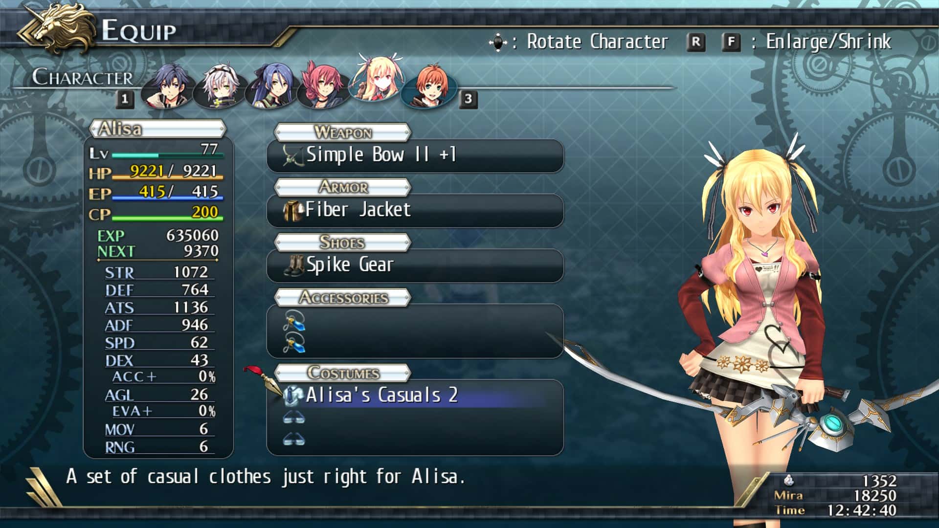 #4. The Legend of Heroes: Trails of Cold Steel II - All Casual Clothes (GOG) De: XSEED Games