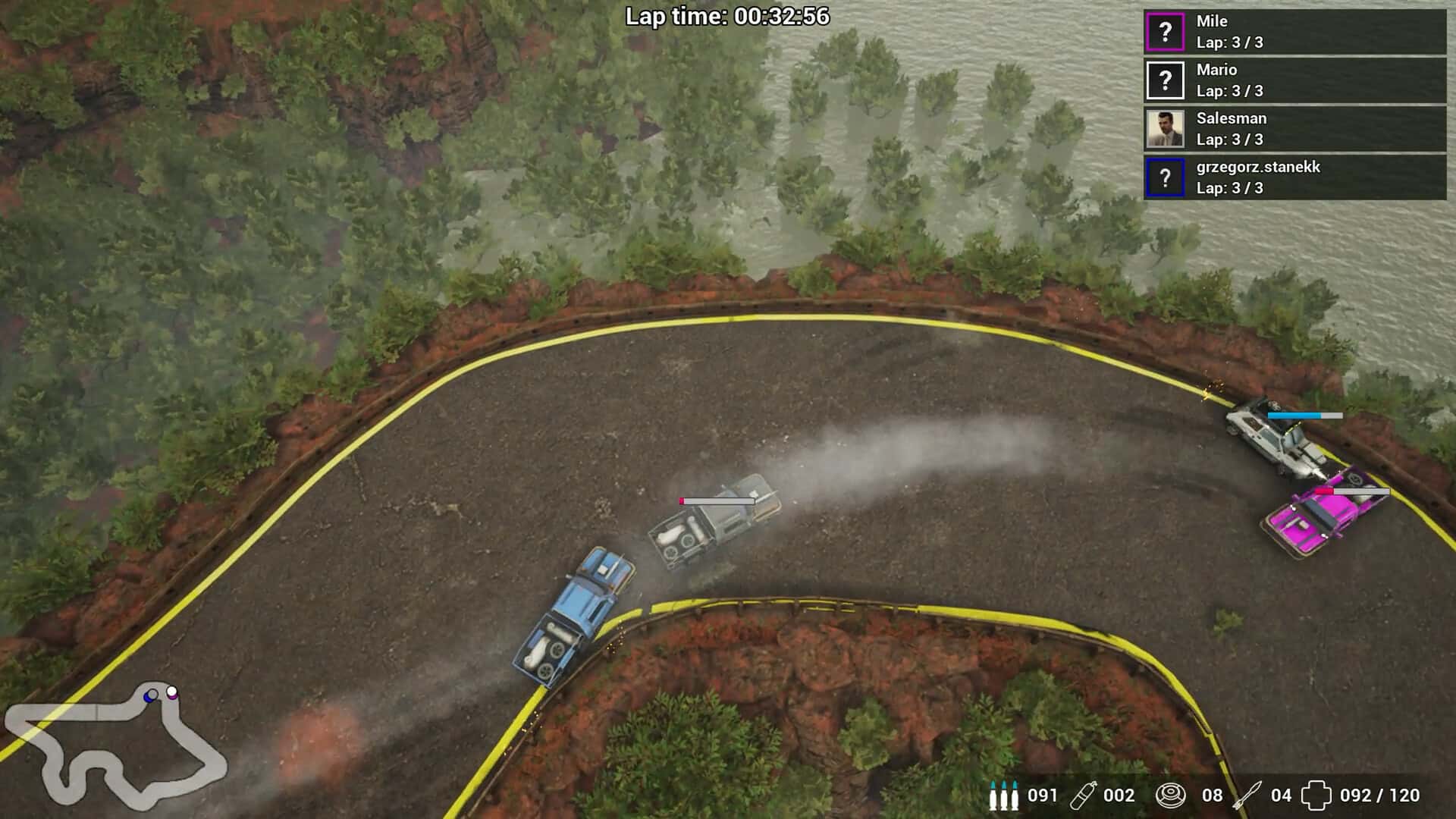 #5. Barely Racing (GOG) By: Fragile Software