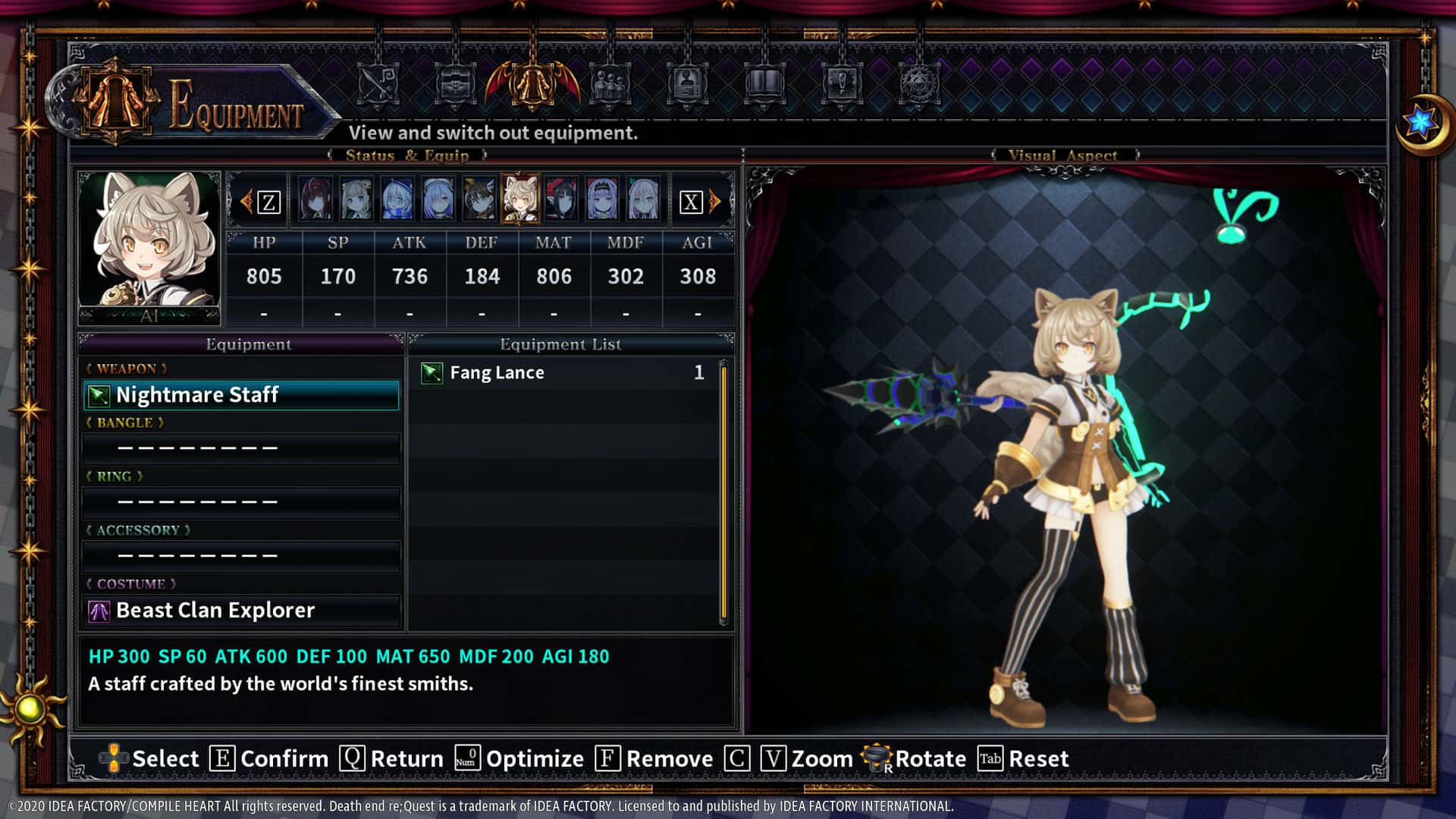 #1. Death end re;Quest 2 - Ultimate Weapon Set (GOG) โดย: Idea Factory International