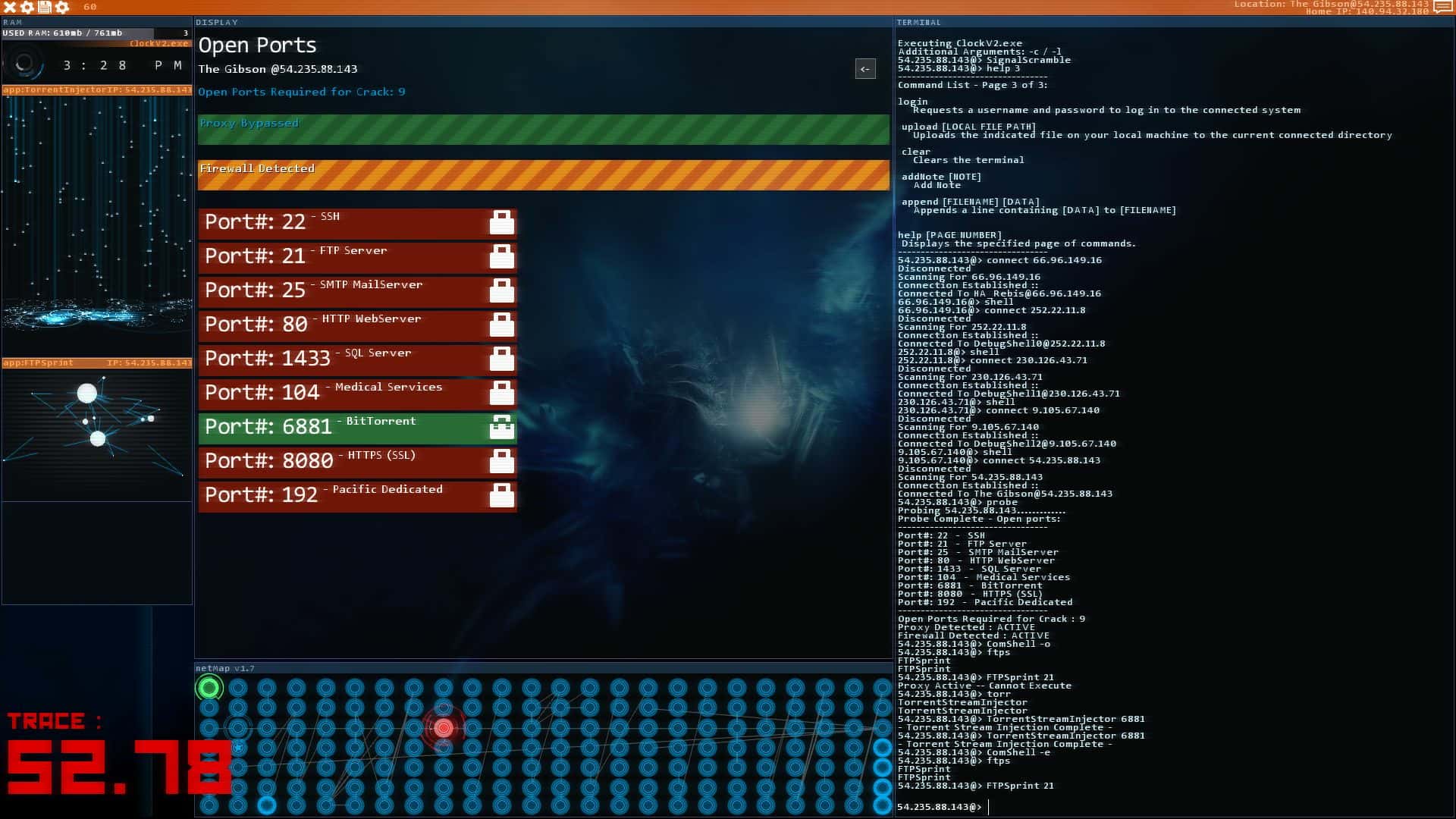#2. Hacknet Ultimate Edition (GOG) โดย: Fellow Traveller