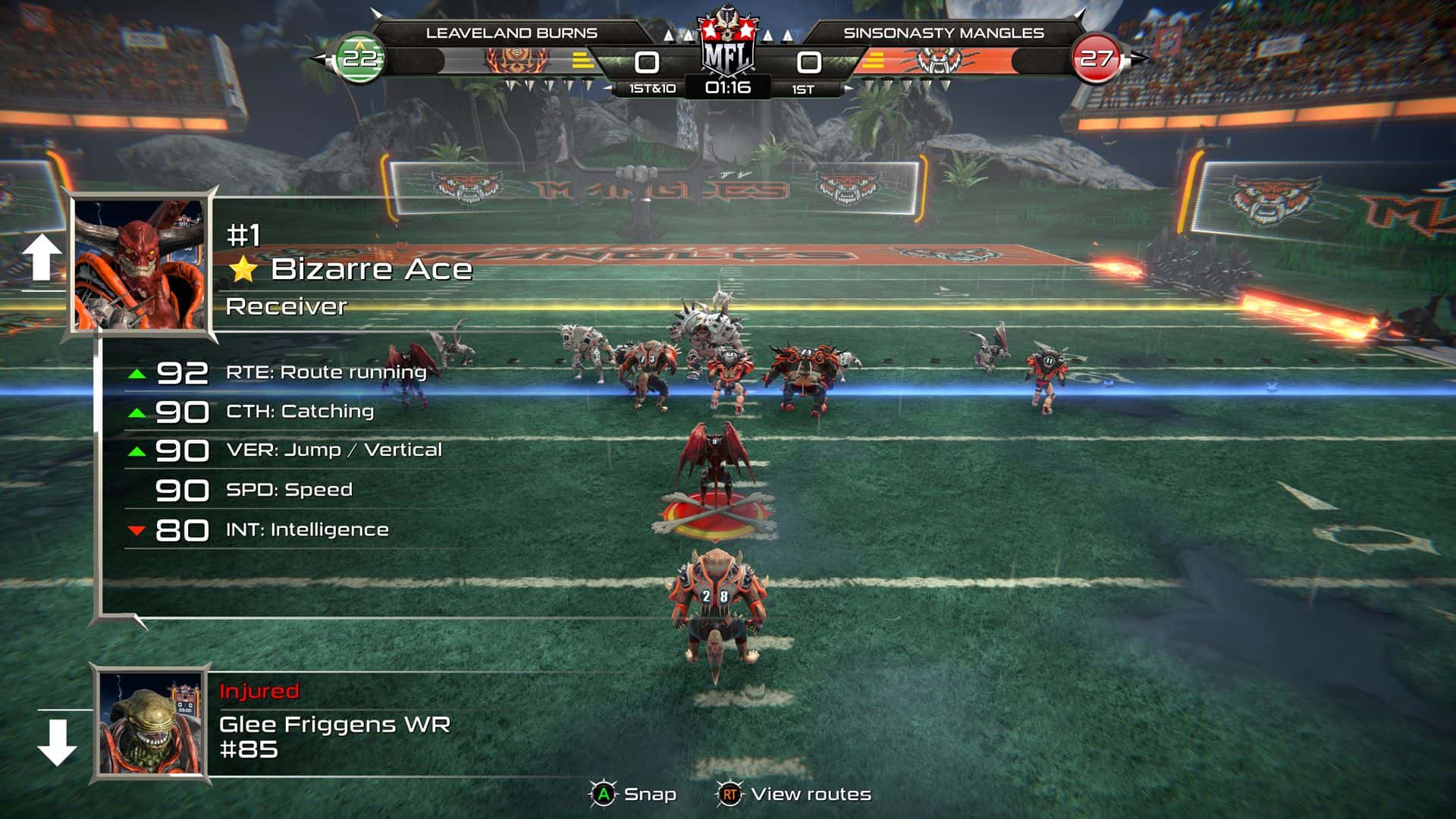 #2. Mutant Football League - Sinsonasty Mangles (GOG) De: Digital Dreams Entertainment Inc.