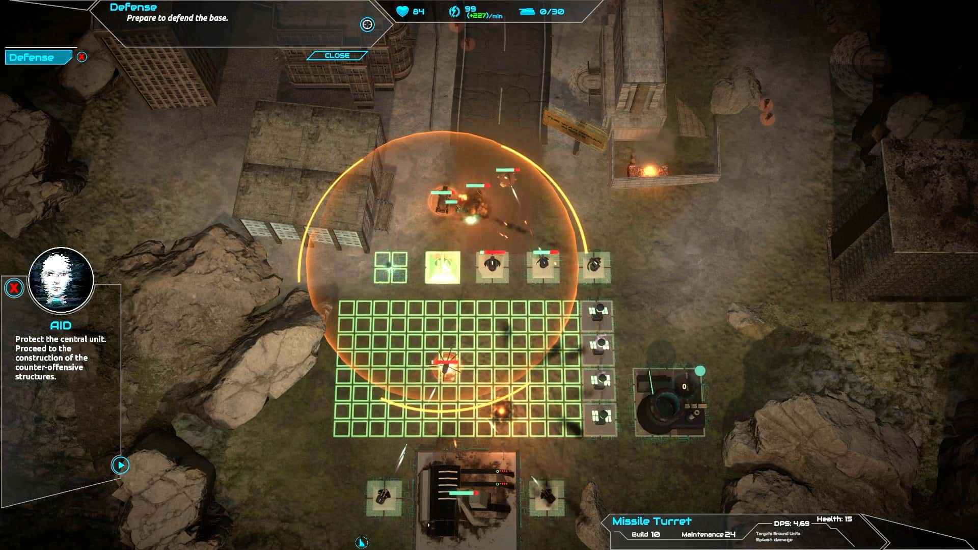#5. A.I.D. - Artificial Intelligence Defence (GOG) By: Hydra Games S.A.