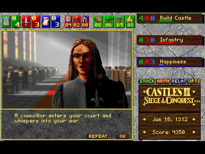 #9. Castles 1+2 (GOG) By: Interplay