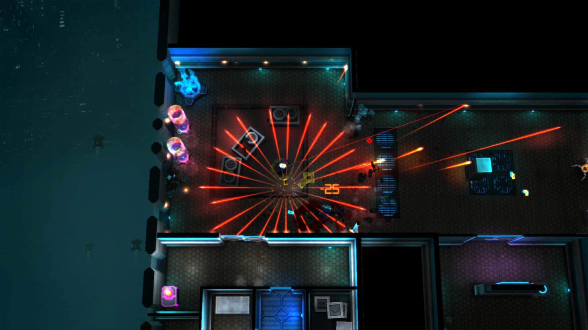 #9. Neon Chrome Deluxe Edition (GOG) 由: 10tons