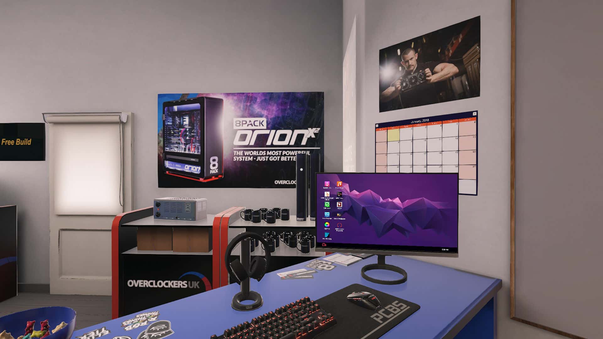 #5. PC Building Simulator – Overclockers UK Workshop (GOG) 由: The Irregular Corporation