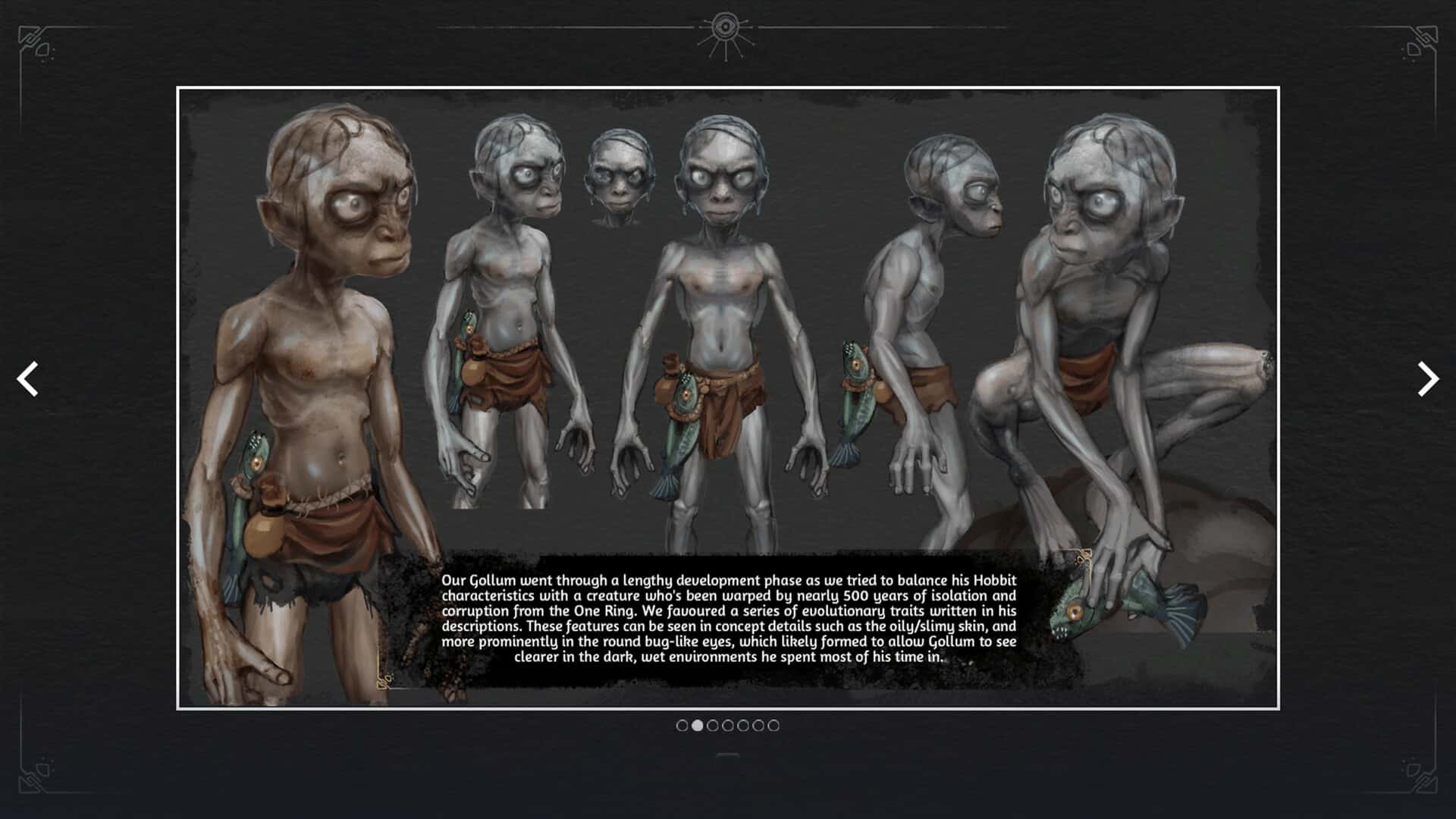 #2. The Lord of the Rings: Gollum™ - Art Exhibition (GOG) Bởi: Daedalic Entertainment