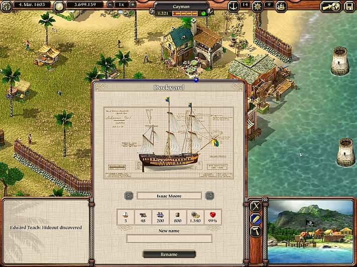 #7. Port Royale 2 (GOG) 来自: Strategy First