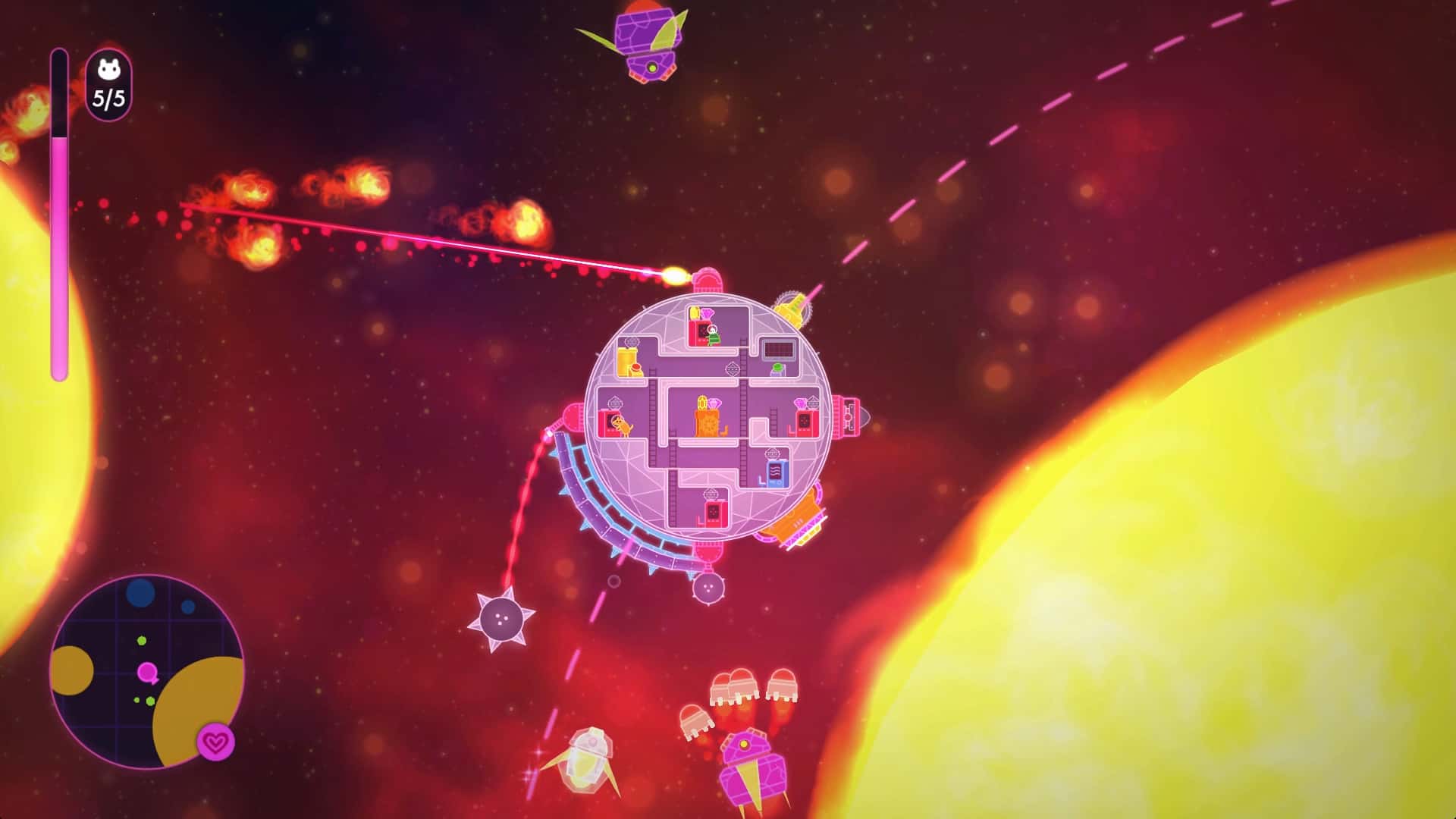 #1. Lovers in a Dangerous Spacetime (GOG) 由: Asteroid Base