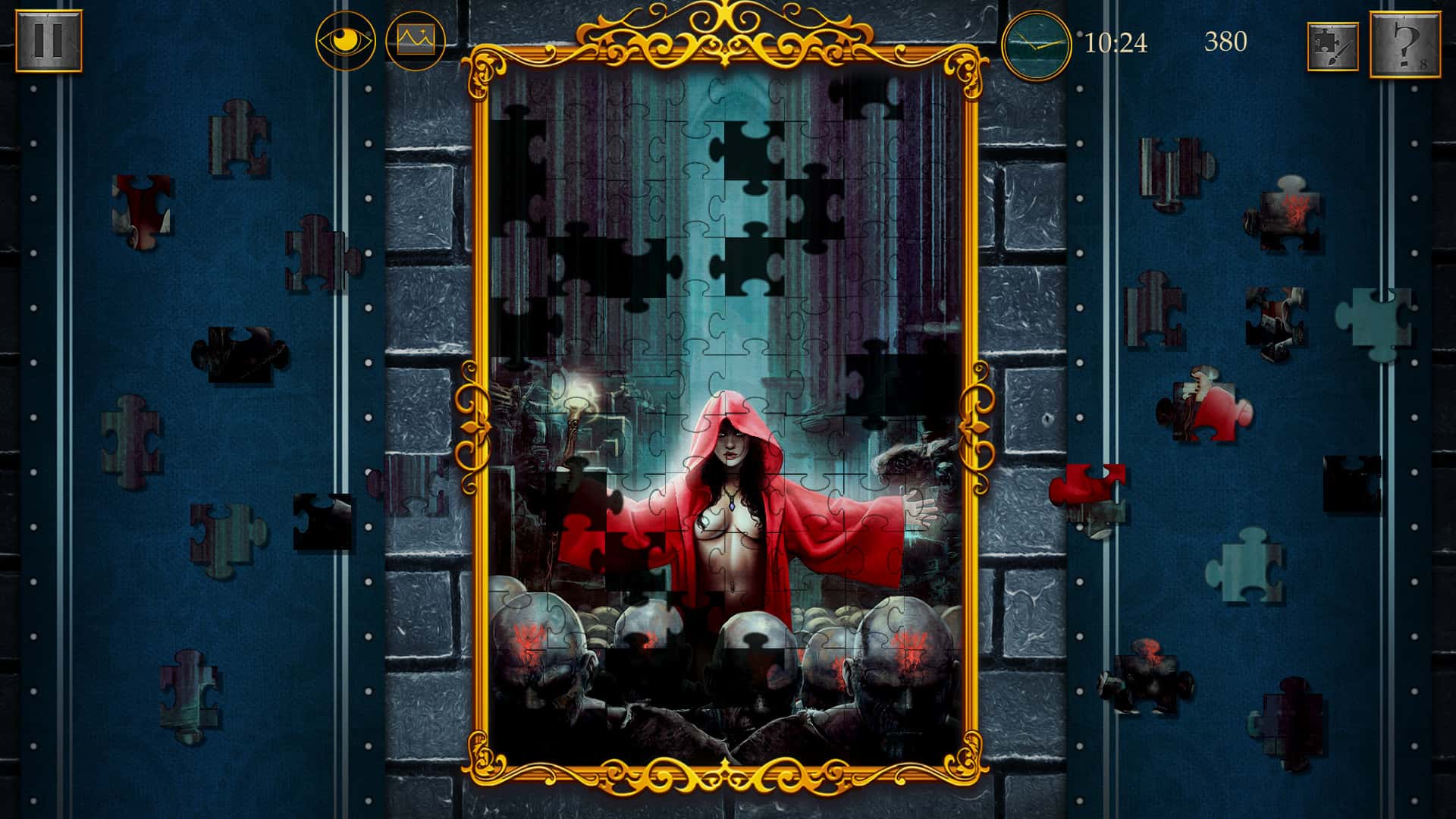 #6. Dark Fantasy: Epic Jigsaw Puzzle (GOG) 由: MediBang Games