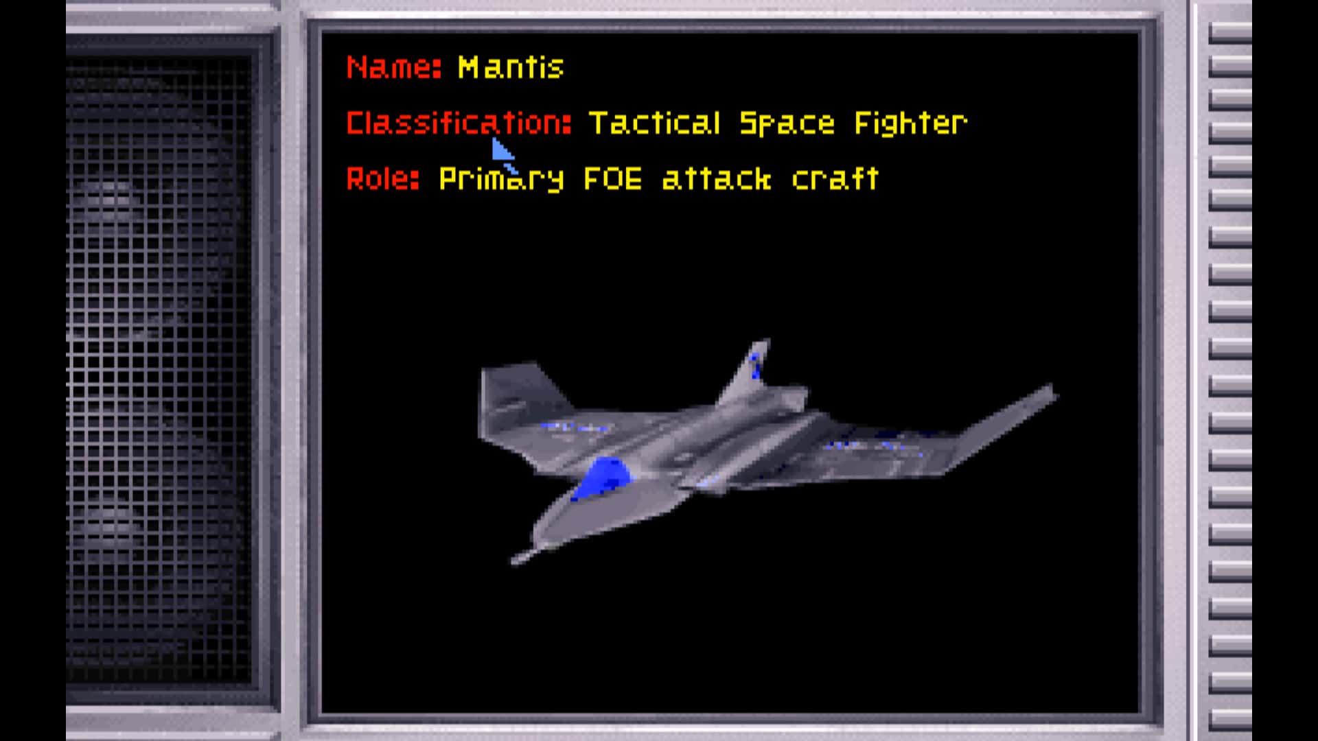 #1. XF5700 Mantis Experimental Fighter (GOG) โดย: Ziggurat Interactive