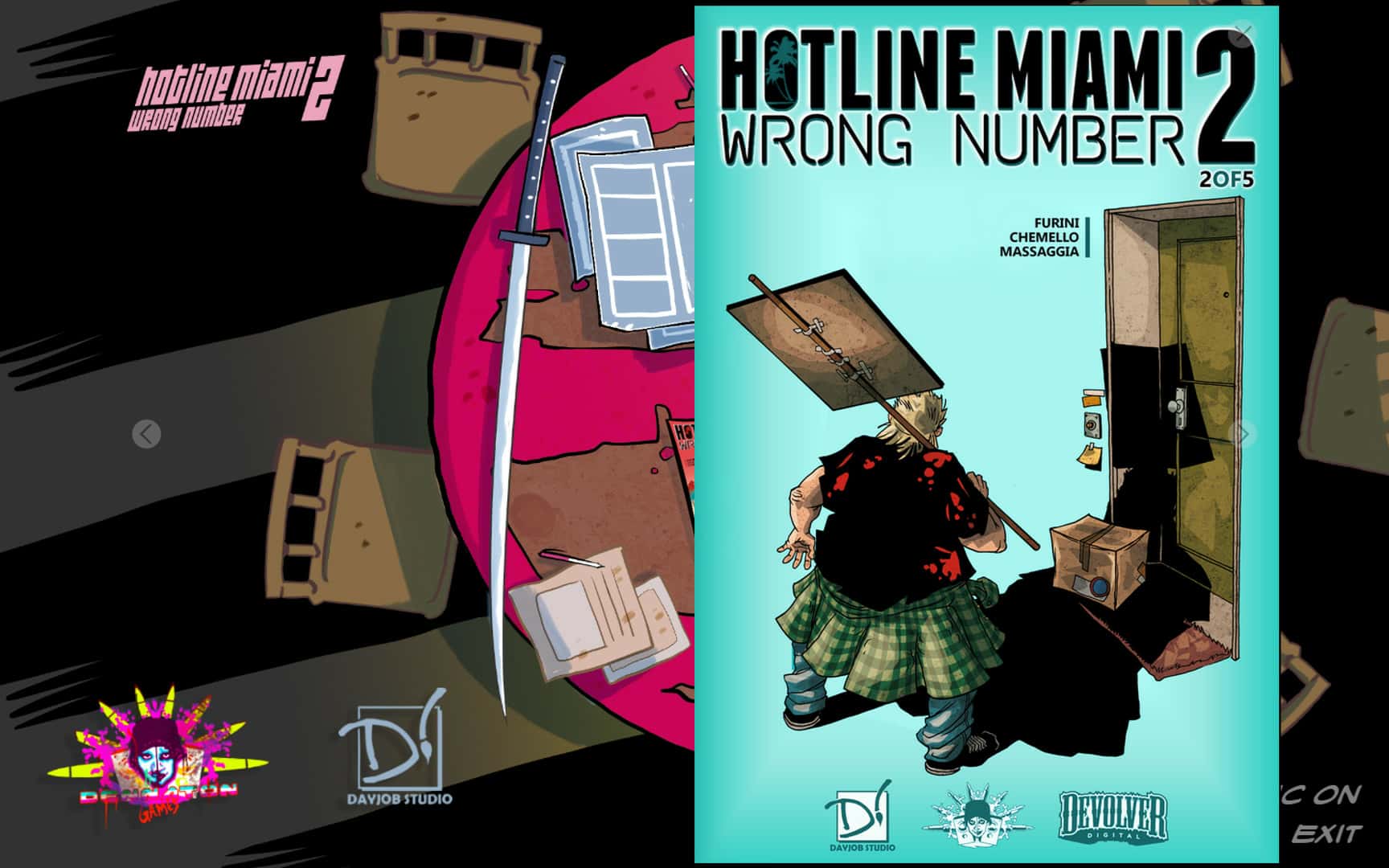 #3. Hotline Miami 2: Wrong Number - Digital Comics (GOG) By: Devolver Digital
