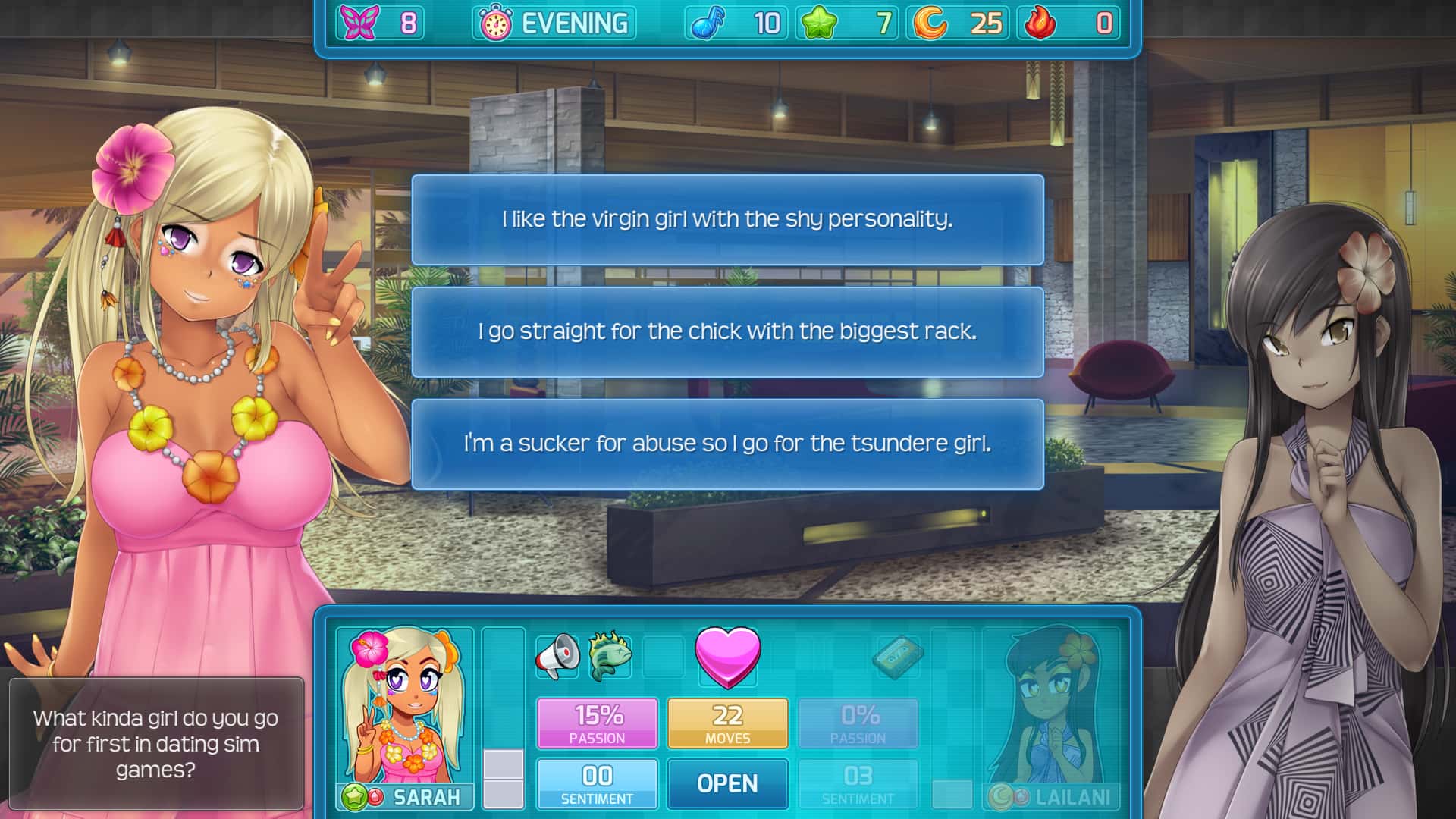 #4. HuniePop 2: Double Date (GOG) Bởi: HuniePot