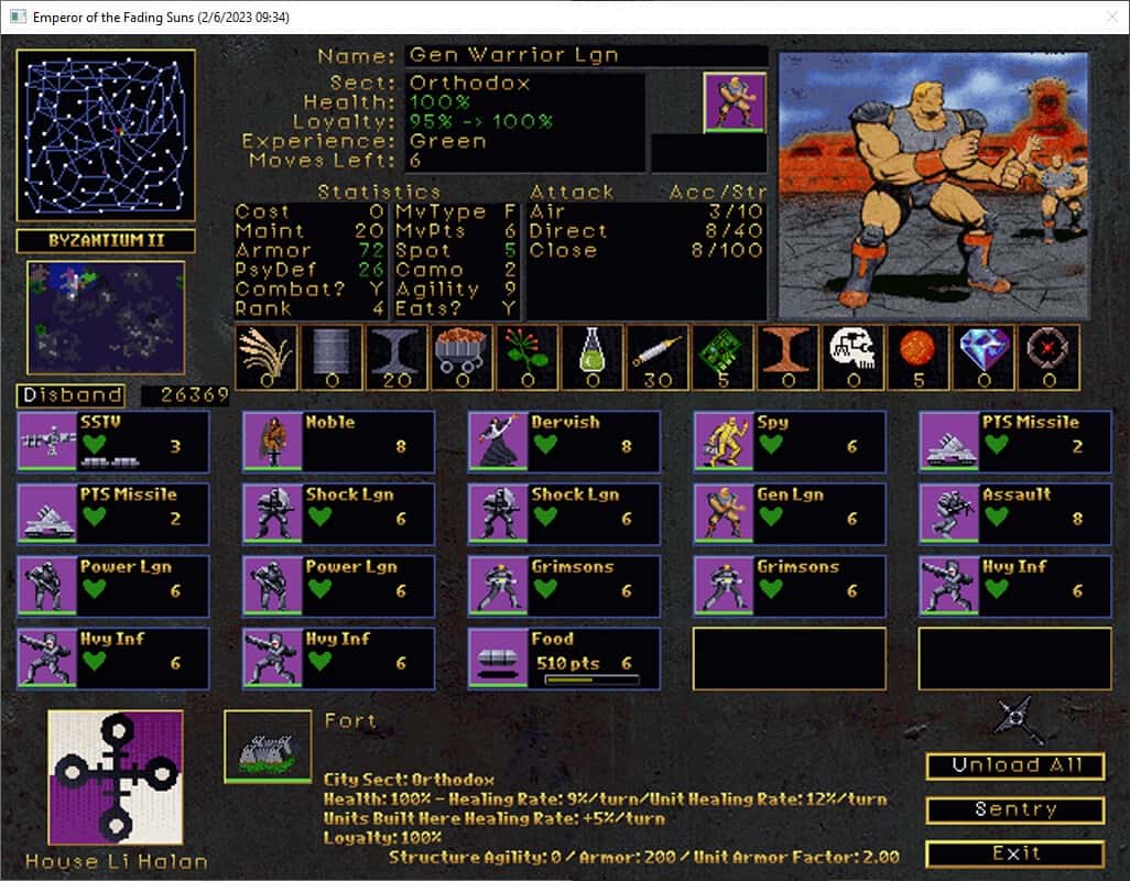 #9. Emperor of the Fading Suns Enhanced Demo (GOG) 由: Holistic Design Inc.