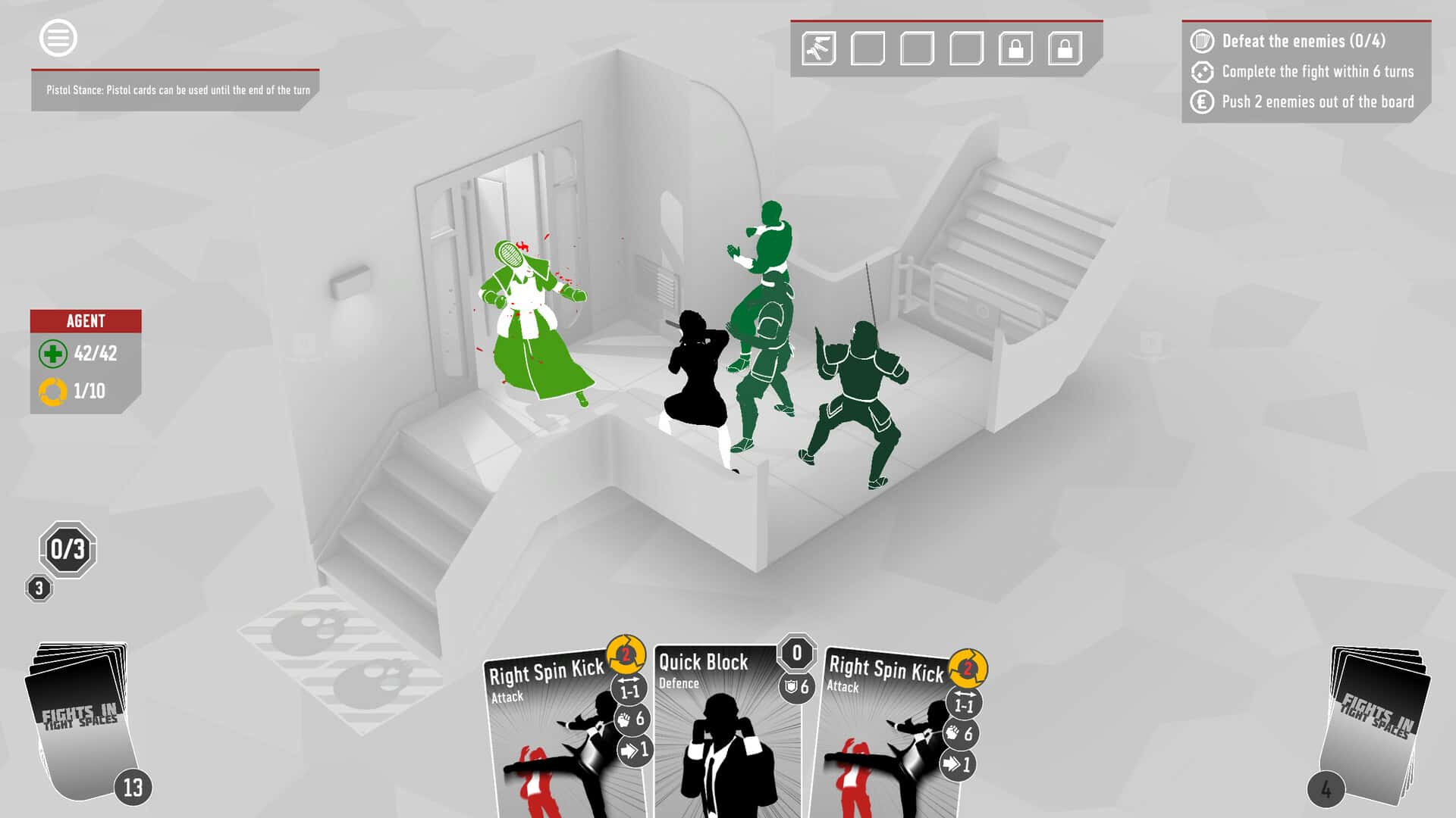 #6. Fights in Tight Spaces - Weapon of Choice (GOG) Bởi: Raw Fury
