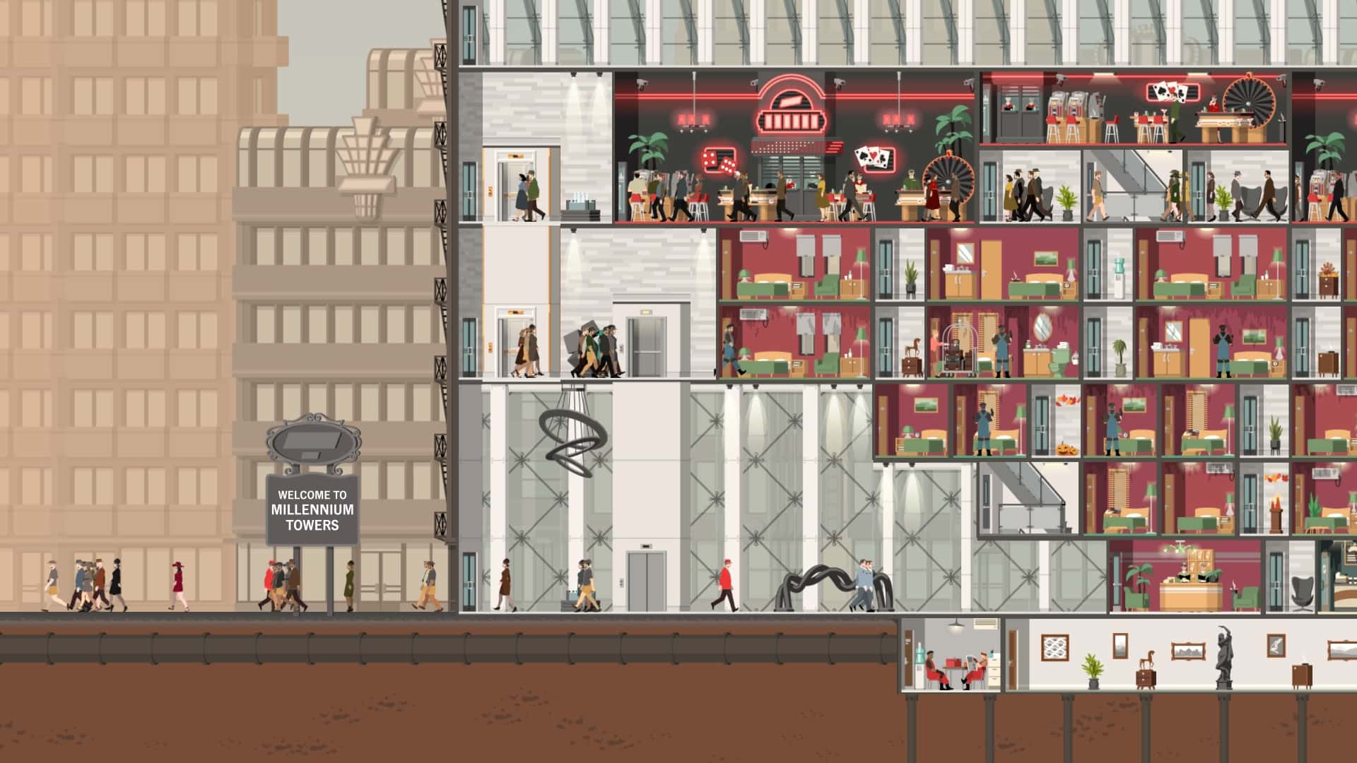 #7. Project Highrise: Las Vegas (GOG) Podle: Kasedo Games