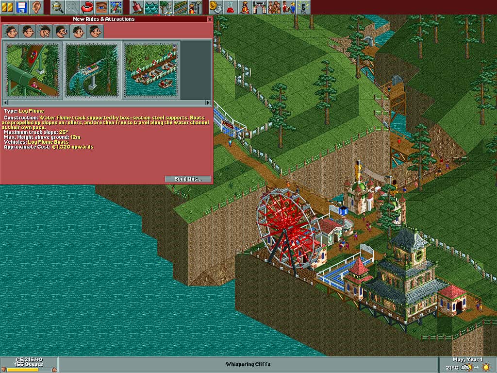 #1. RollerCoaster Tycoon® Deluxe (GOG) di: Atari