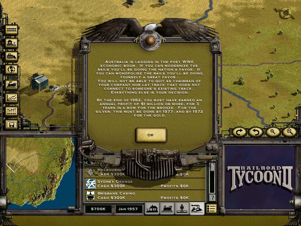 #1. Railroad Tycoon 2 Platinum (GOG) Oleh: 2K Games