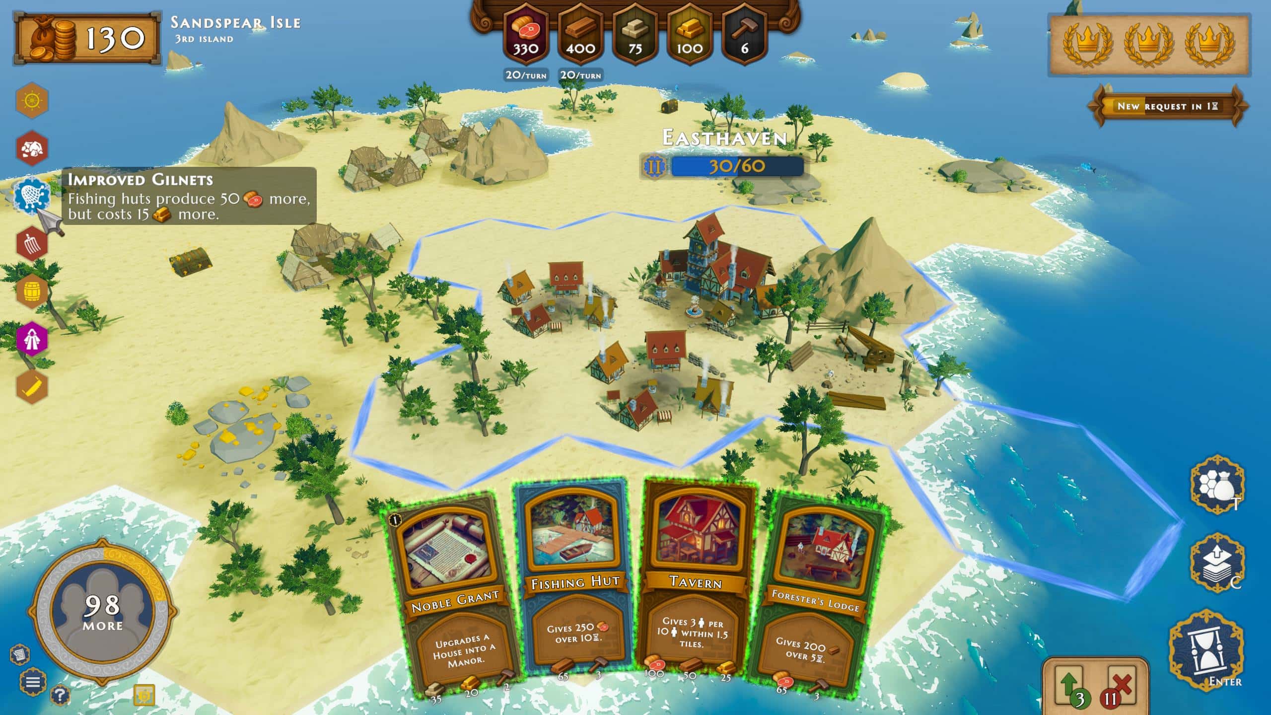 #4. HexLands (GOG) De: Portgate Studios