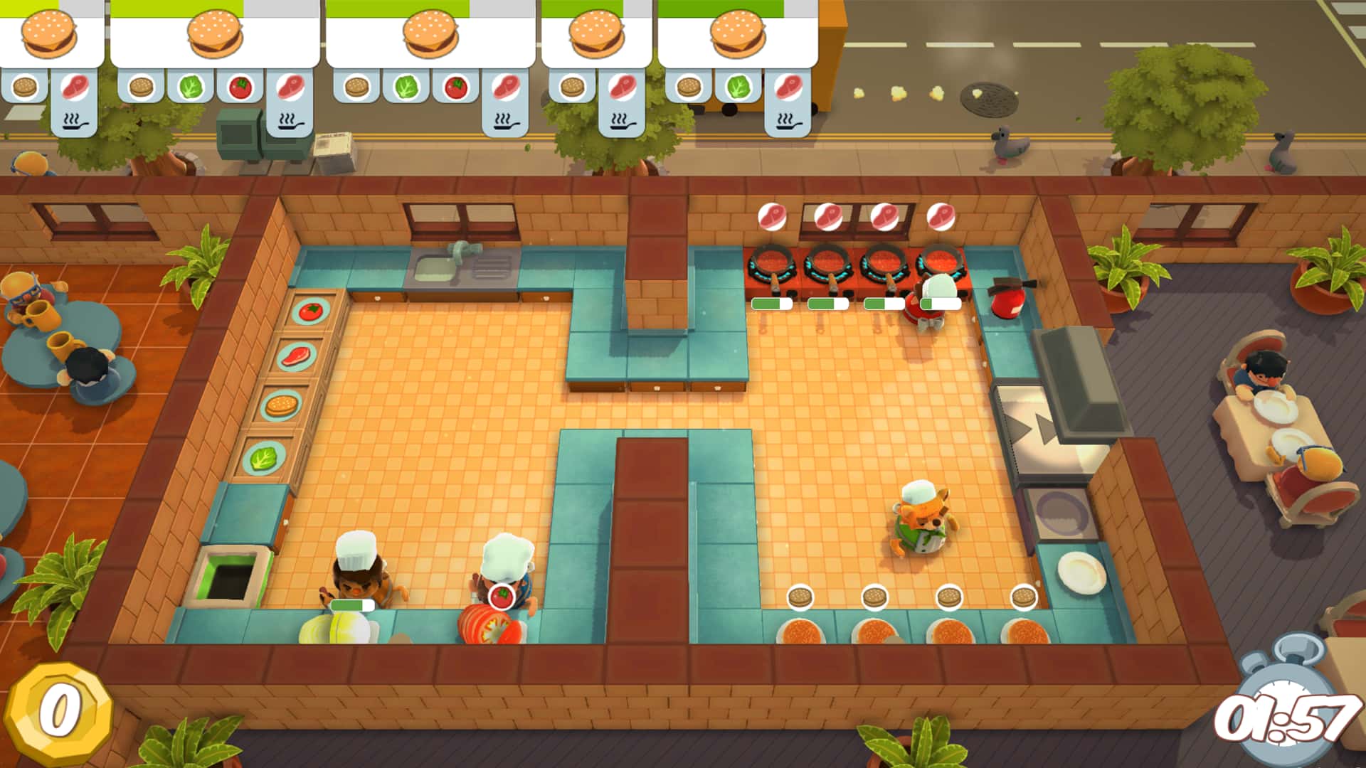 #7. Overcooked: Gourmet Edition (GOG) От: Team17 Digital LTD.