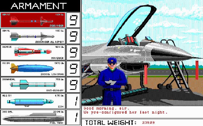 #3. Falcon A.T. (GOG) Bởi: MicroProse Software