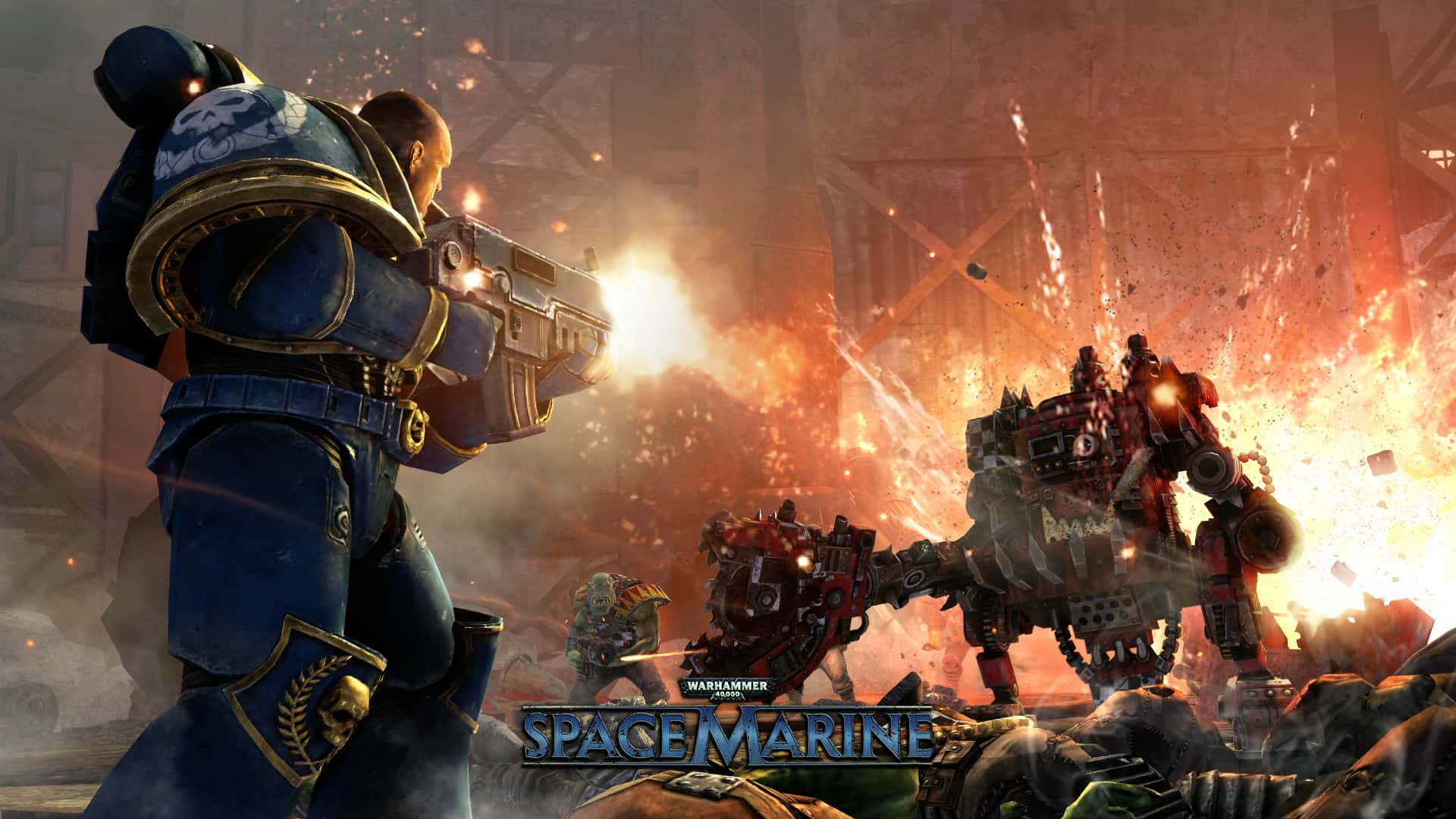 #4. Warhammer 40,000: Space Marine (GOG) By: Relic Entertainment