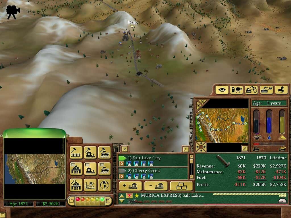 #1. Railroad Tycoon 3 (GOG) 由: 2K Games