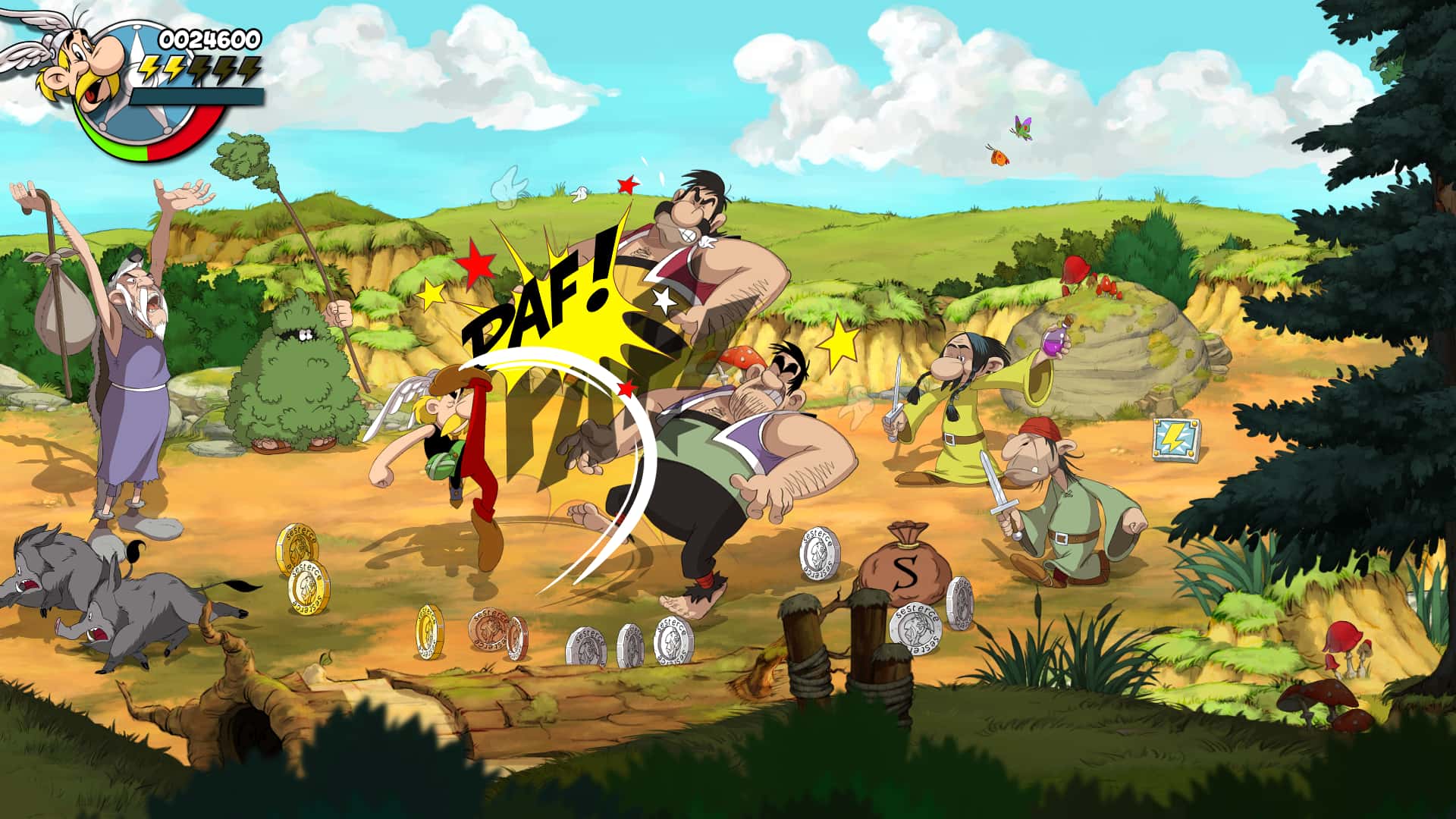 #4. Asterix & Obelix: Slap them All! (GOG) Bởi: Microids