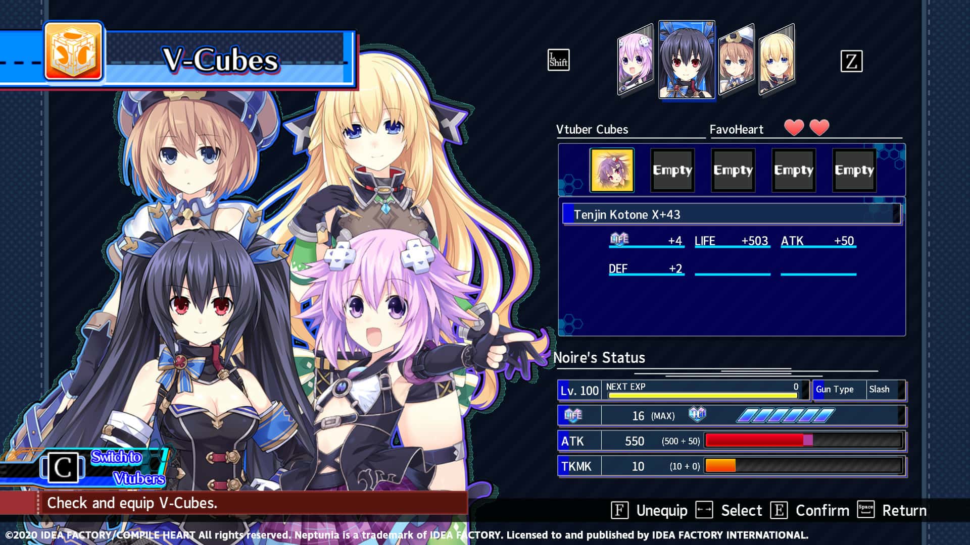 #2. Neptunia Virtual Stars - Tenjin Kotone Pack (GOG) By: Idea Factory International