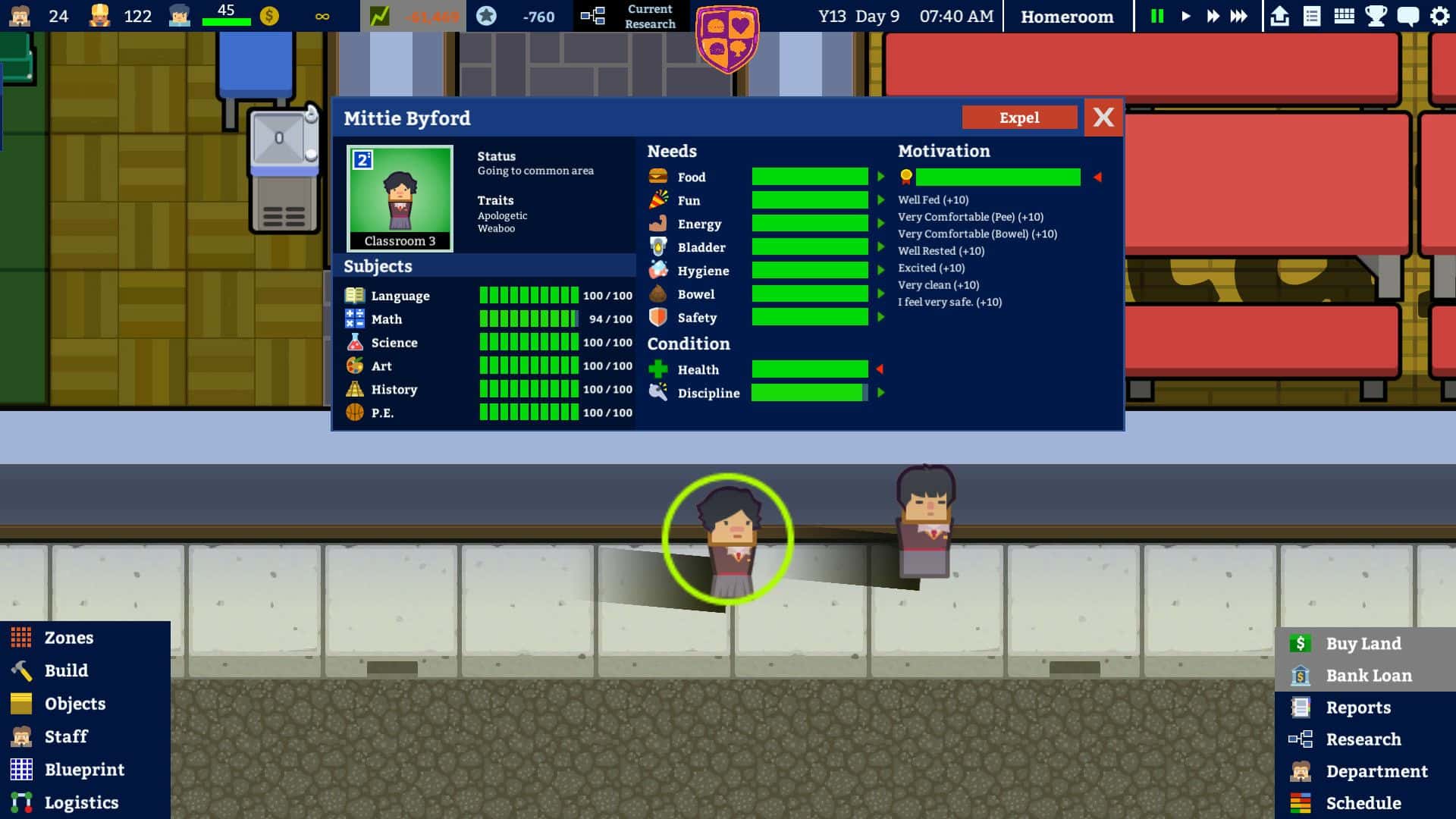 #7. Academia : School Simulator (GOG) โดย: Paradox Interactive