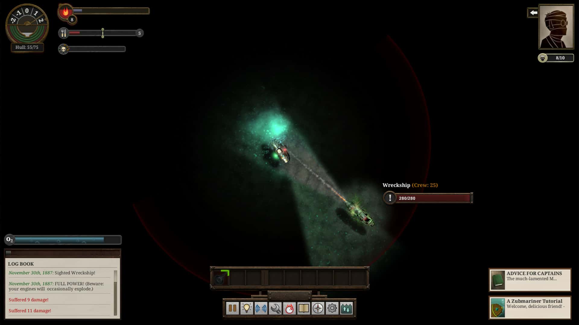 #5. Sunless Sea: Zubmariner (GOG) 由: Failbetter Games