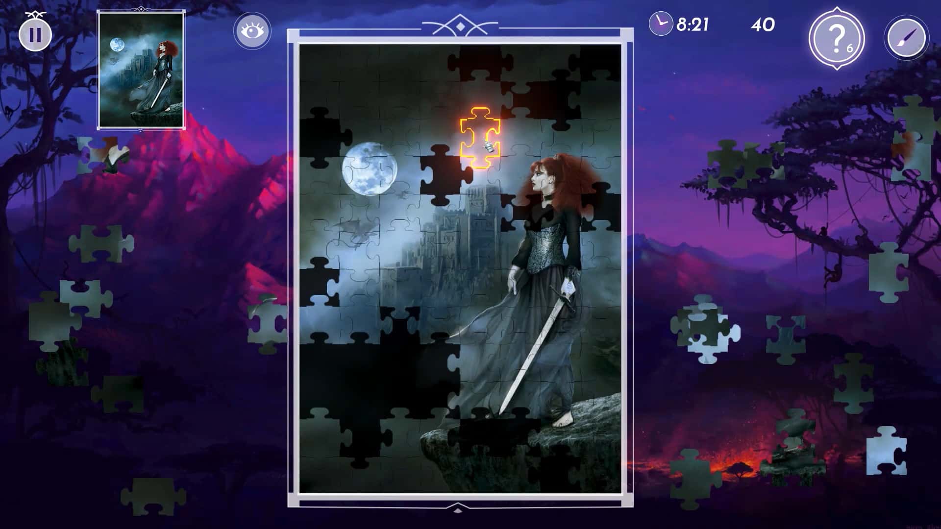#4. Dark Fantasy 2: Jigsaw Puzzle (GOG) От: MediBang Games