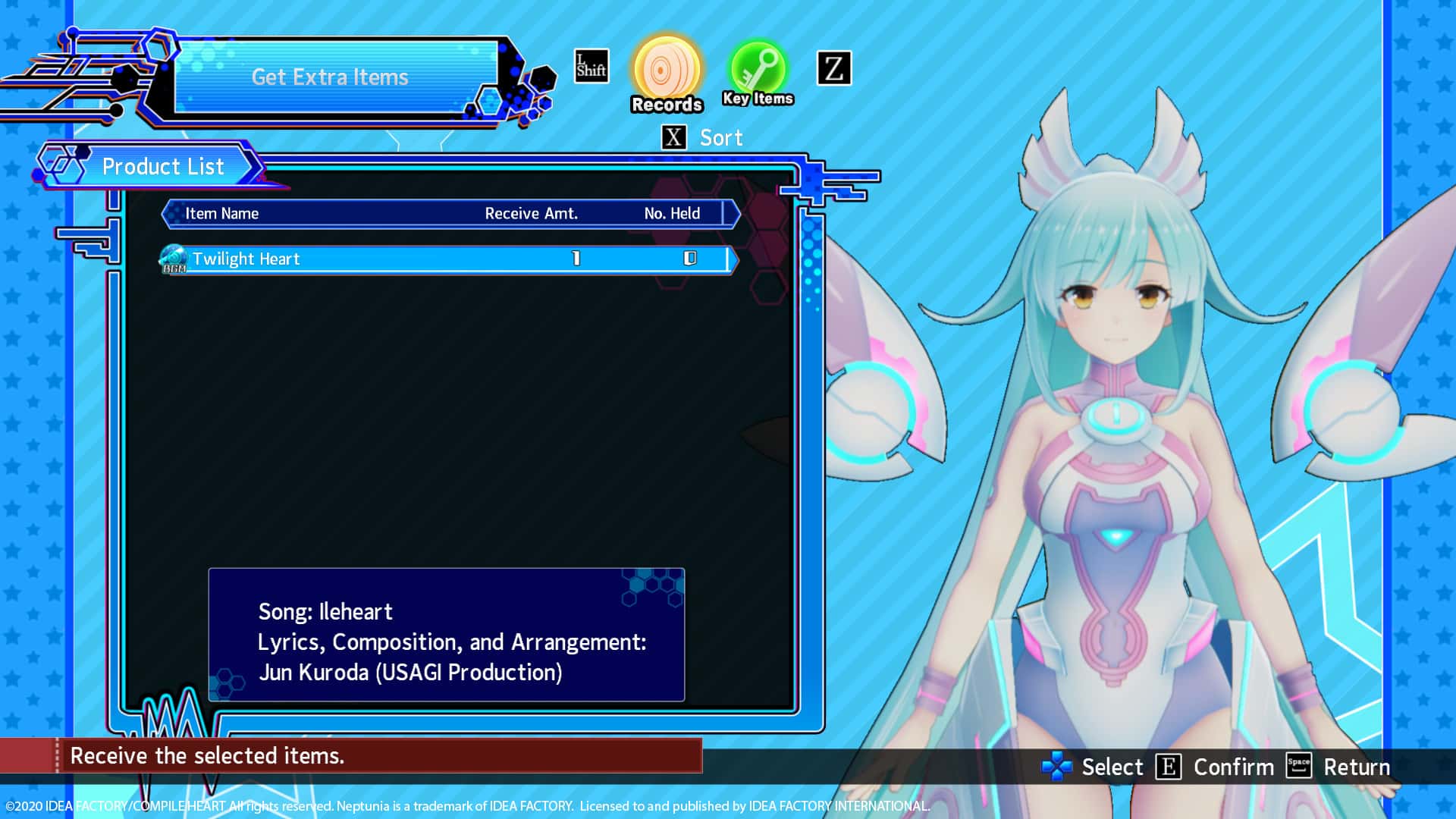 Neptunia Virtual Stars - In-game BGM: Ileheart - "Twilight Heart" (GOG) 由: Idea Factory International Neptunia Virtual Stars - In-game BGM: Ileheart - "Twilight Heart" (GOG) 由: Idea Factory International