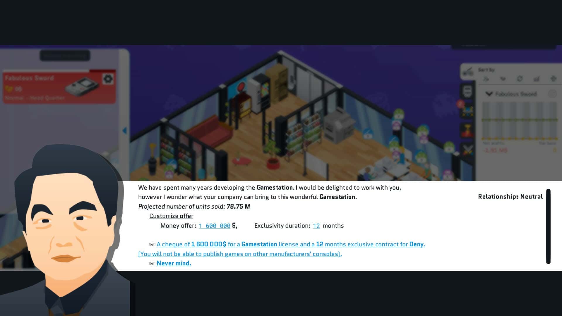 #7. City Game Studio: Your Game Dev Adventure Begins (GOG) 由: Binogure Studio