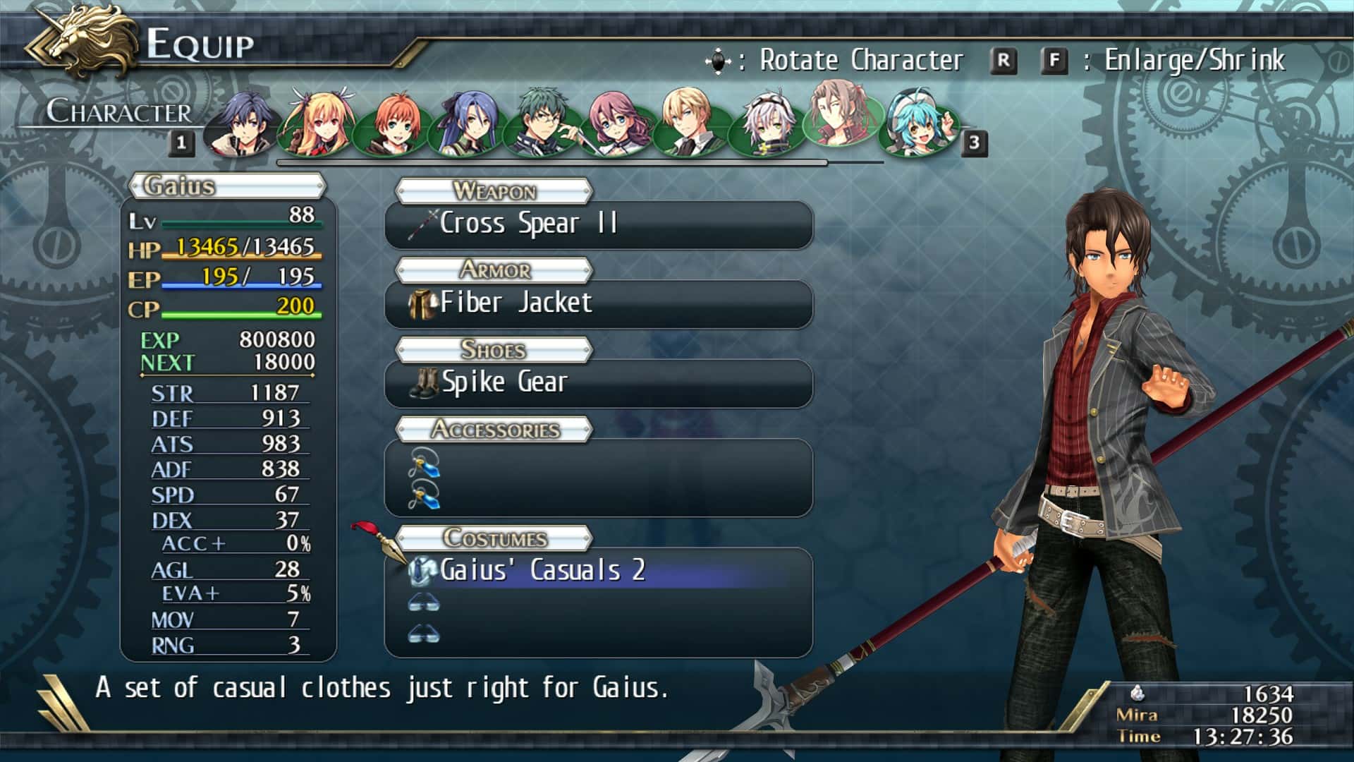 #10. The Legend of Heroes: Trails of Cold Steel II - All Casual Clothes (GOG) De: XSEED Games