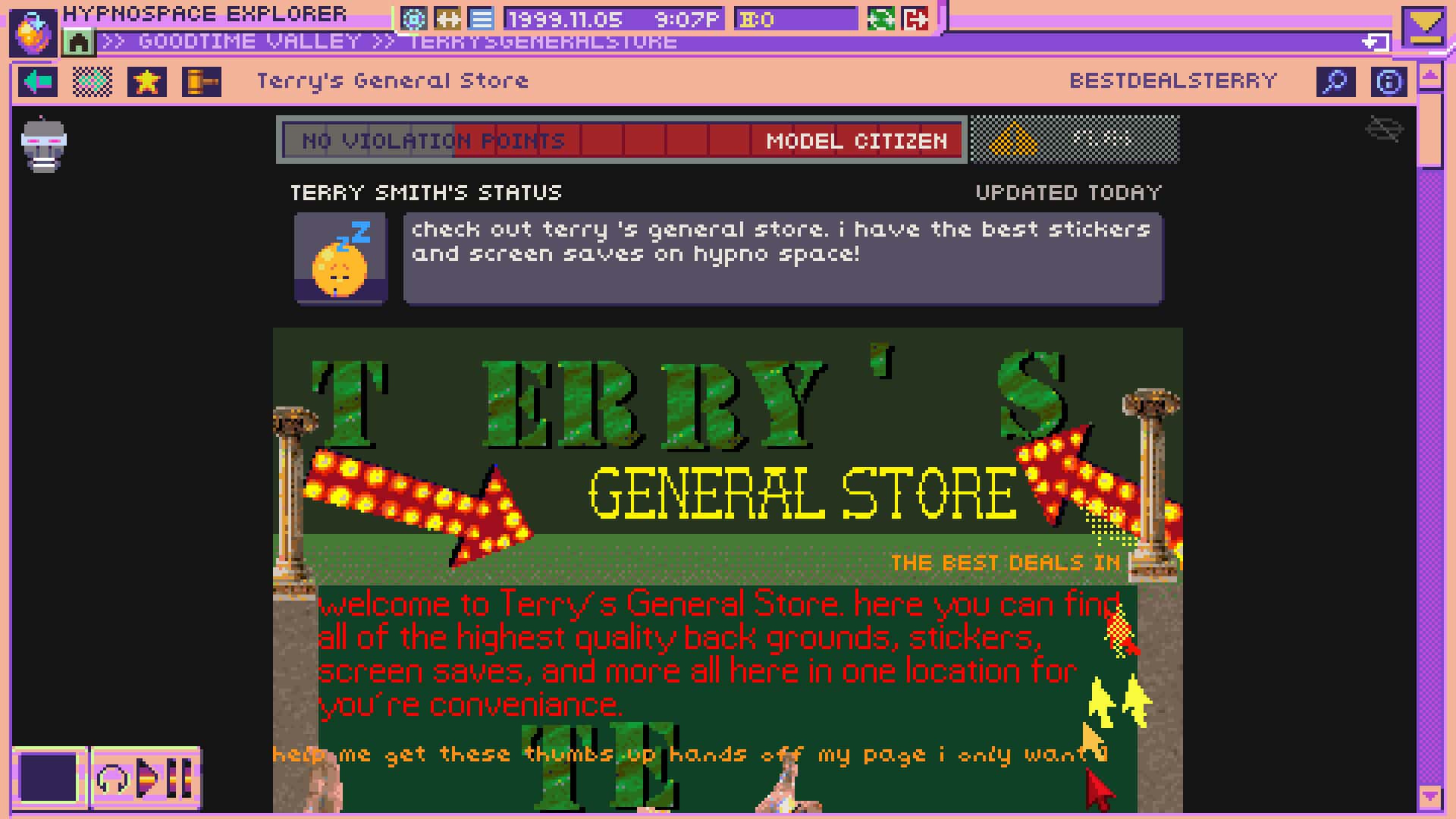 #9. Hypnospace Outlaw + Original Soundtrack (GOG) 由: No More Robots