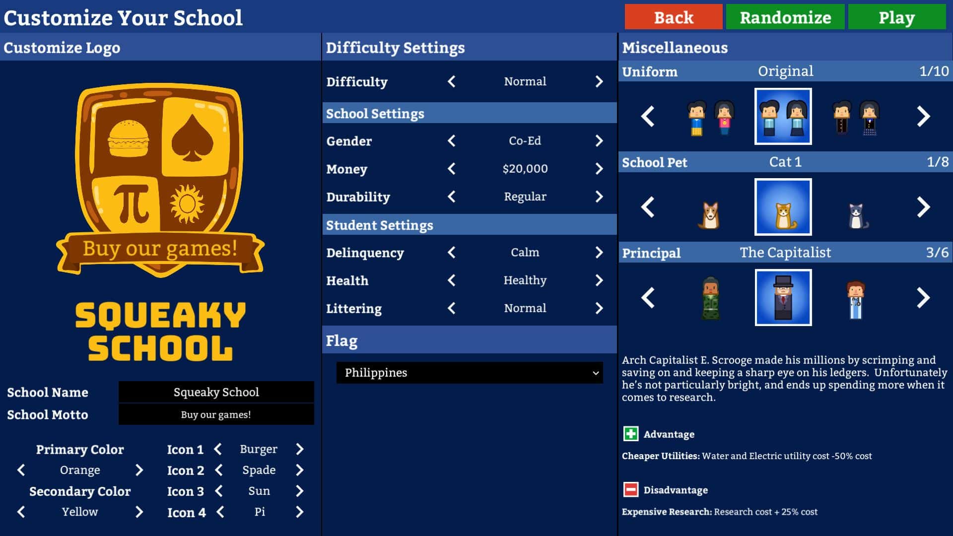 #3. Academia : School Simulator (GOG) โดย: Paradox Interactive