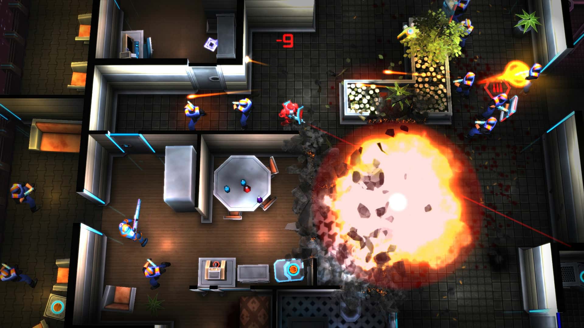 #8. Neon Chrome Deluxe Edition (GOG) 由: 10tons