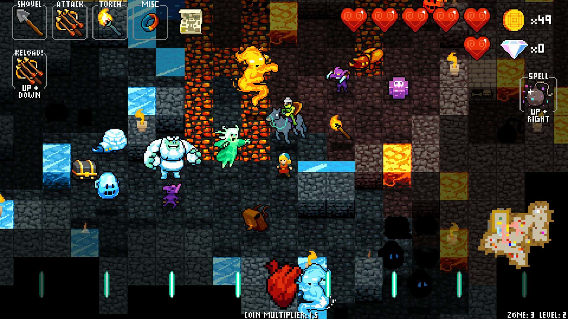 #4. Crypt of the NecroDancer (GOG) 由: Brace Yourself Games