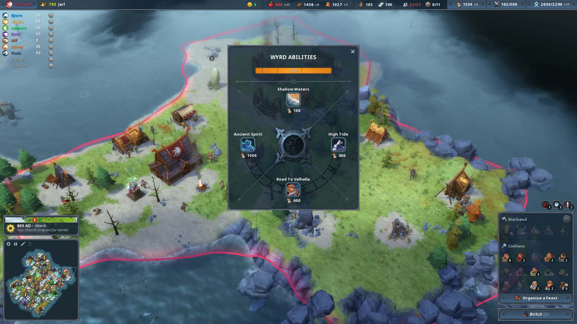 #4. Northgard - Lyngbakr, Clan of the Kraken (GOG) 由: Shiro Games