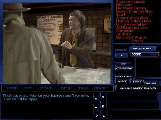 #3. Tex Murphy: The Pandora Directive (GOG) 由: Wordplay LLC