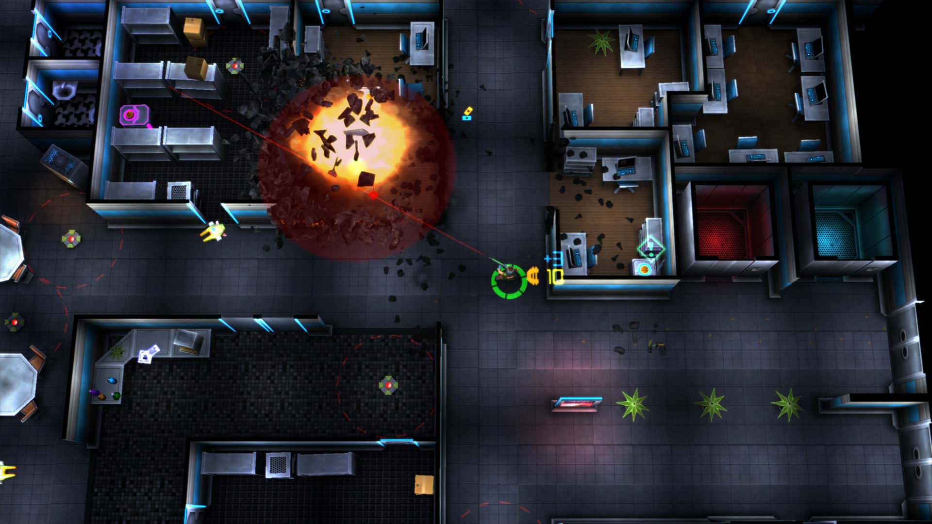 #7. Neon Chrome Deluxe Edition (GOG) 由: 10tons