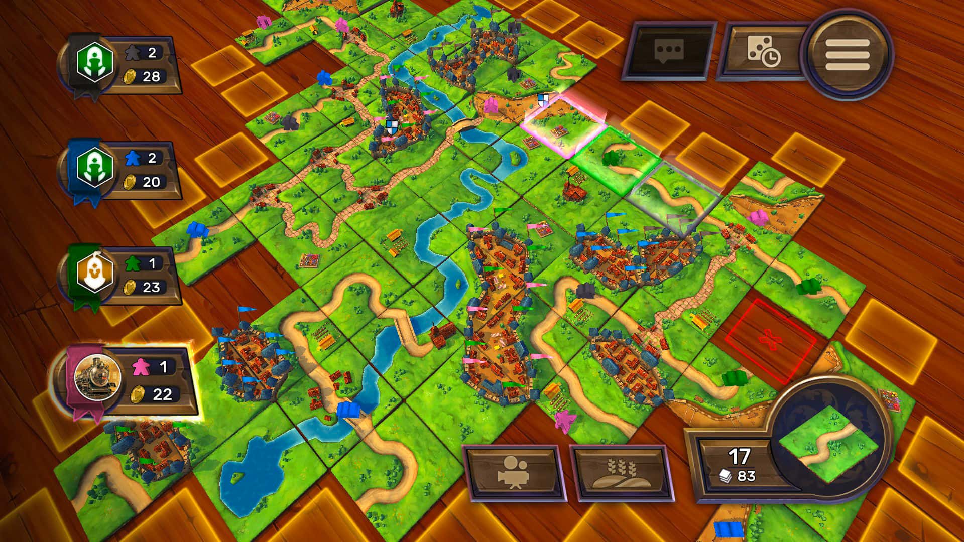 #3. Carcassonne - Tiles & Tactics (GOG) By: Twin Sails Interactive