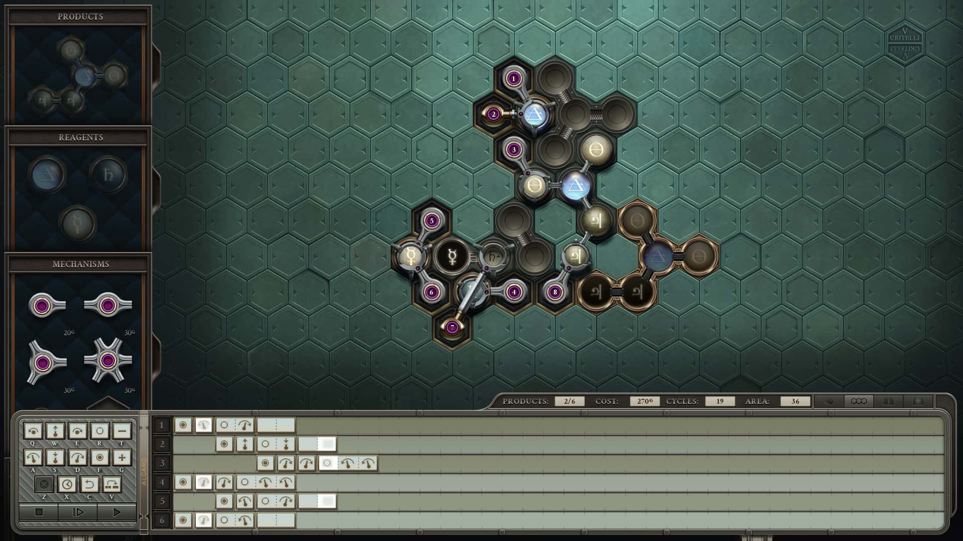 #1. Opus Magnum (GOG) 由: Zachtronics