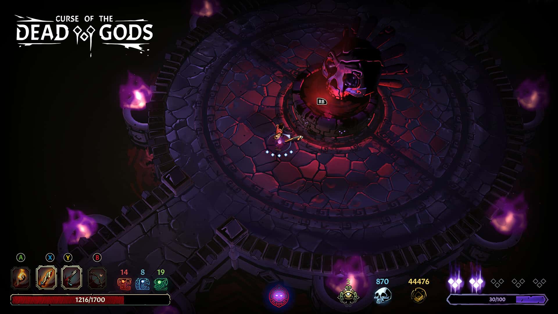 #9. Curse of the Dead Gods (GOG) Podle: Focus Entertainment