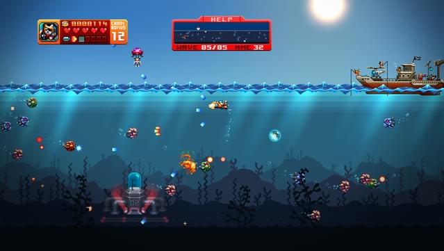 Aqua Kitty: Milk Mine Defender gameplay screenshot 14